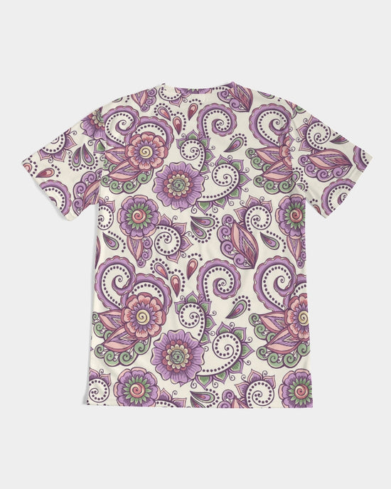 Purple Cream Paisley Men's Tee