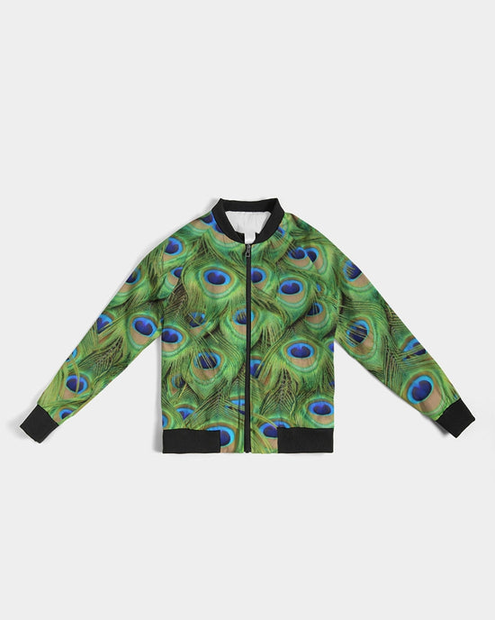 Stunning Peacock Women's Bomber Jacket