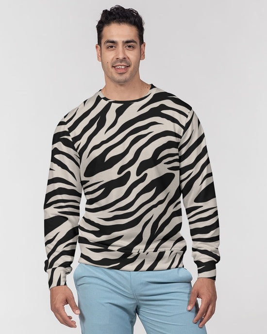 Tiger Sand Men's French Terry Pullover Sweatshirt