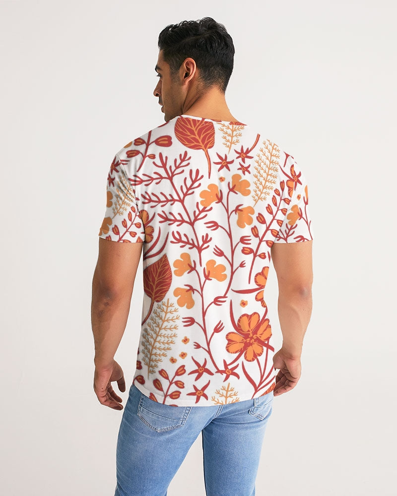 Orange Retro Garden Men's Tee