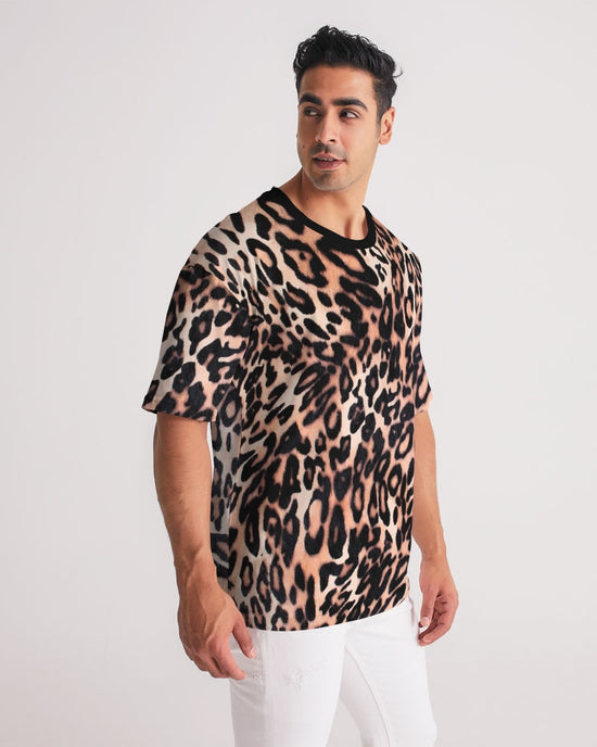 Leopard Print Men's Premium Heavyweight T Shirt