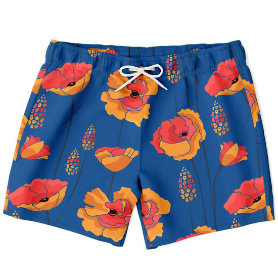 Wild Orange Vines Swim Shorts