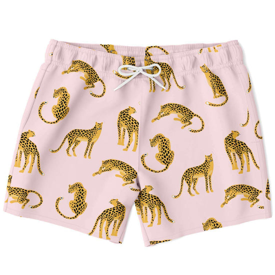 Pink Leopards Swim Shorts