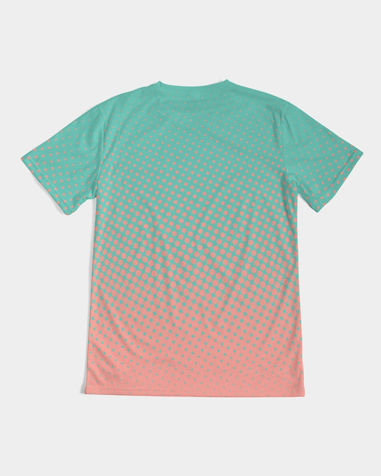 Green Peach Dots Men's Tee