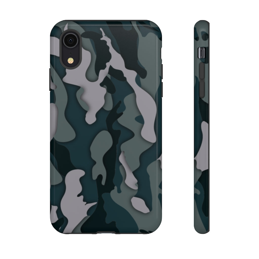 Dark Camo Tough Phone Case