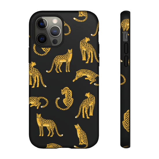Black Leopards Tough Phone Case