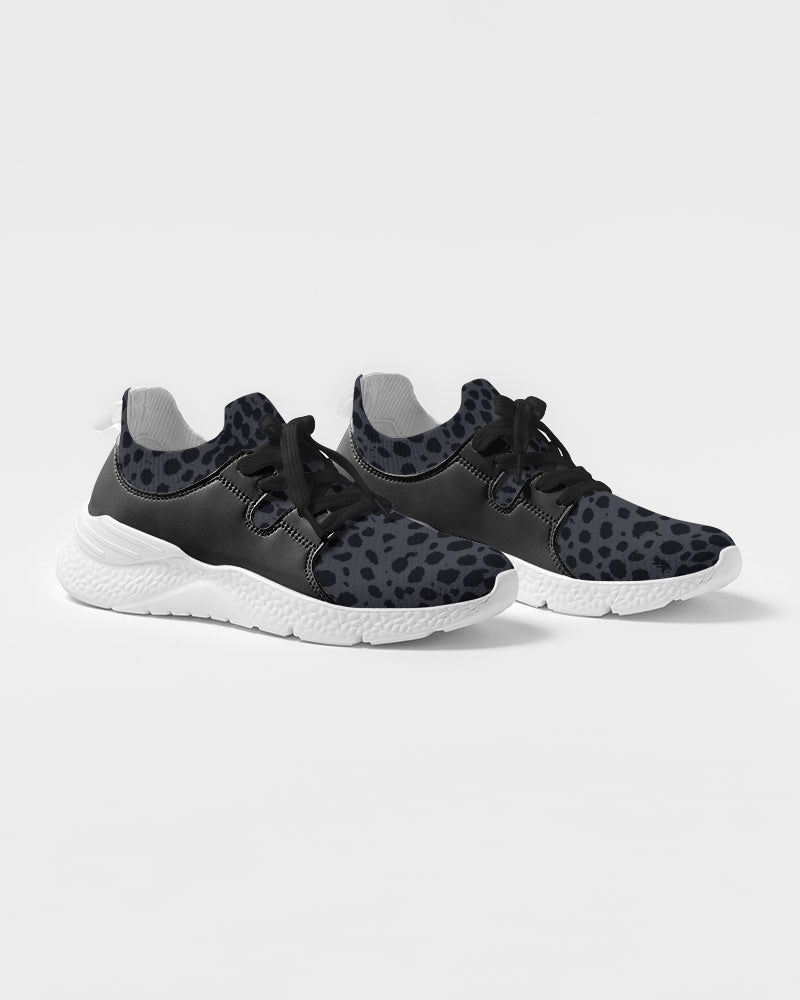 Cheetah Print Charcoal Men's Flyknit Sneaker