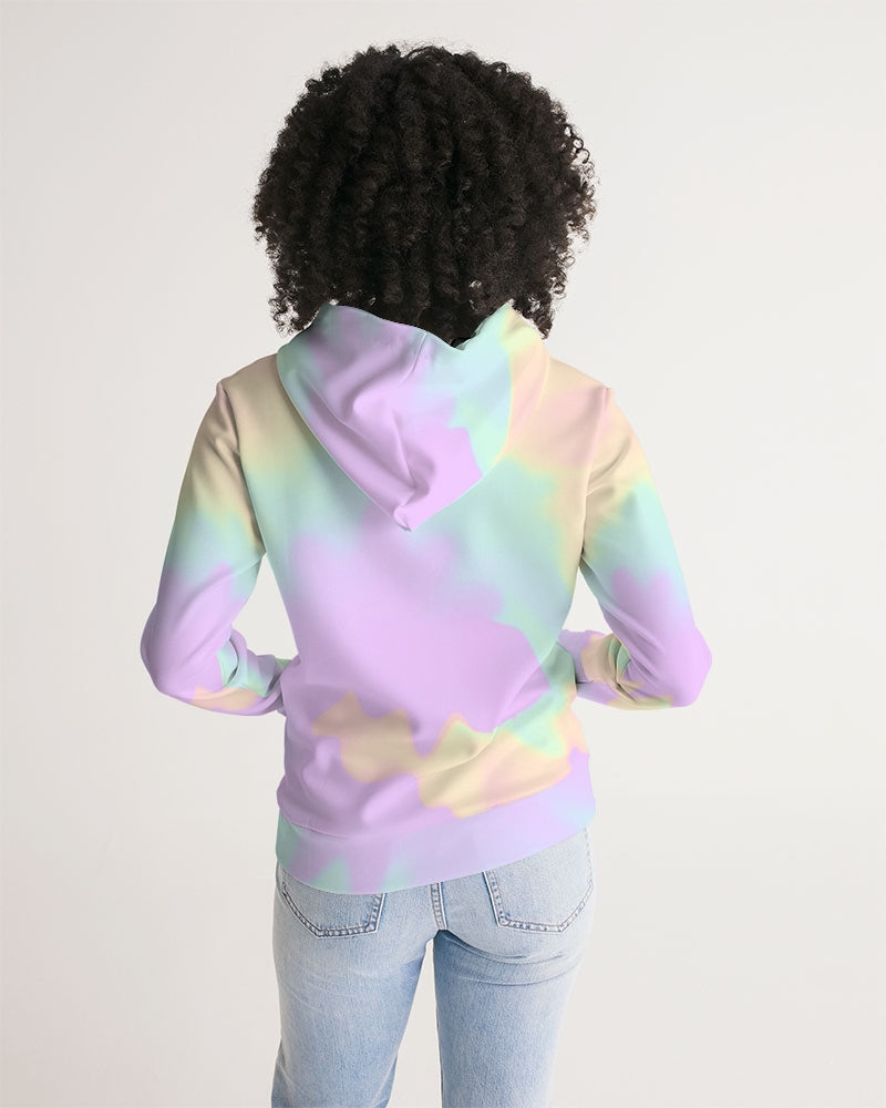 Load image into Gallery viewer, Lilac Mint Tie Dye Women&amp;#39;s Hoodie
