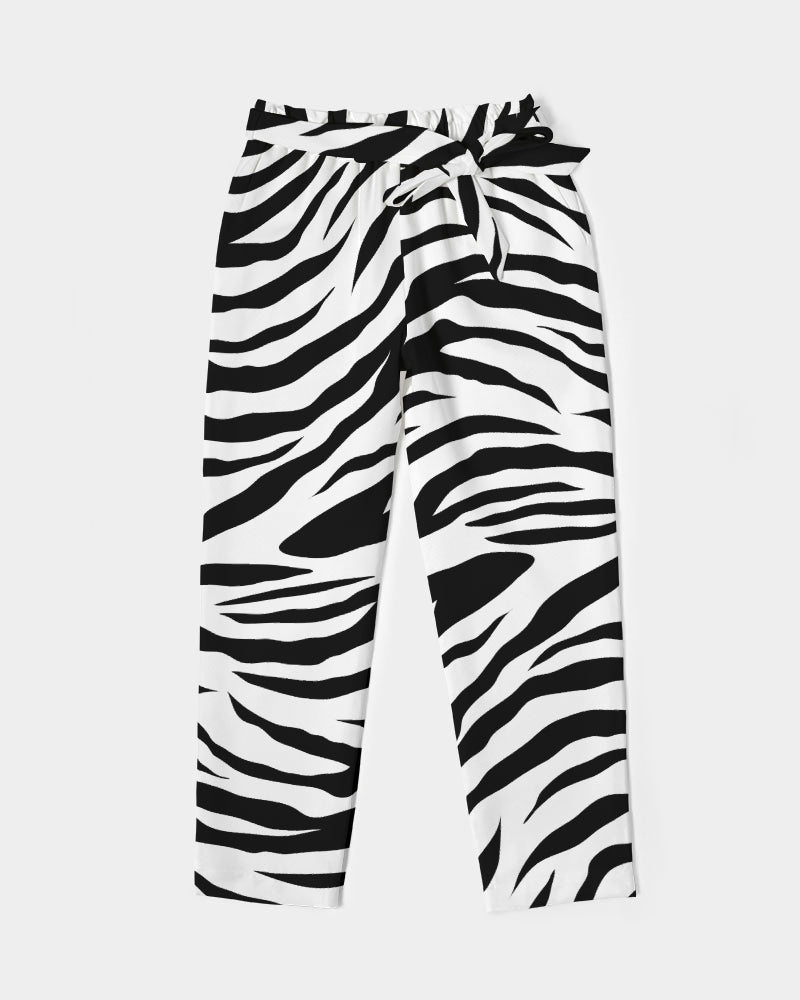 White Tiger Women's Belted Tapered Pants