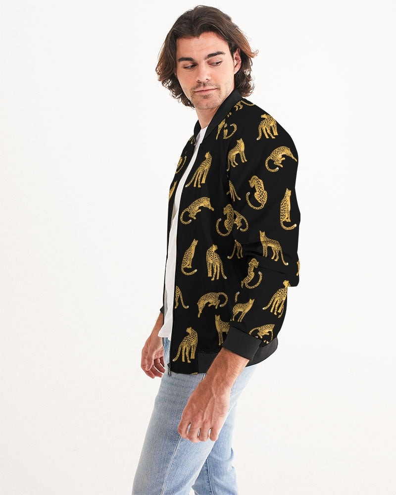 Black Leopards Men's Bomber Jacket