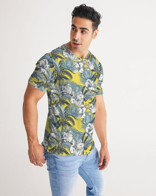 Load image into Gallery viewer, Yellow Tropics Men&amp;#39;s Tee
