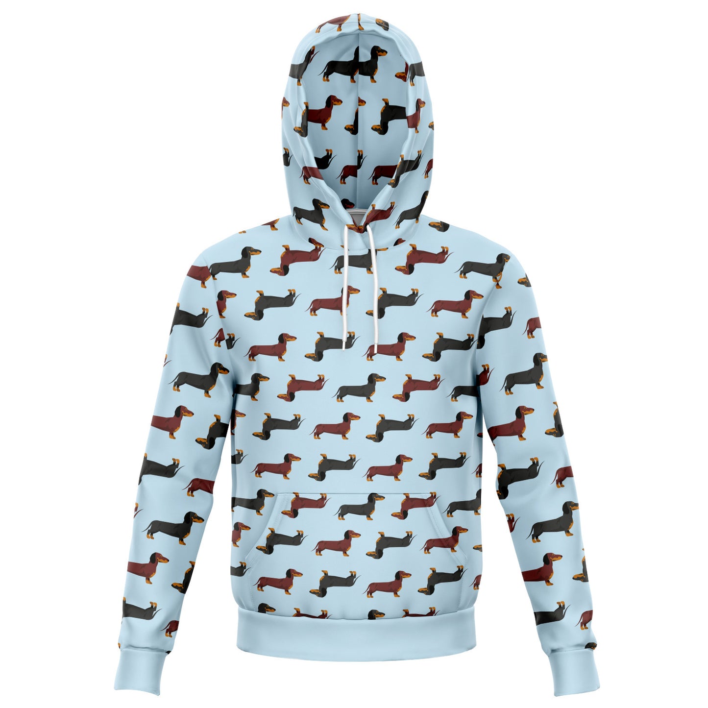 Dachshund Lovers Unisex Hoodie in Blue