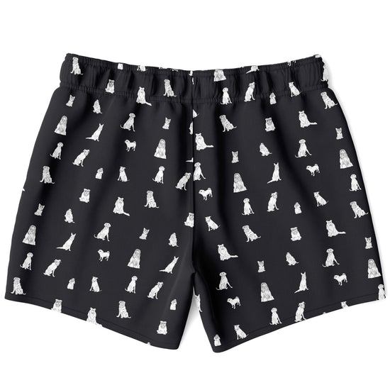 Dog Kennel Swim Shorts in Charcoal
