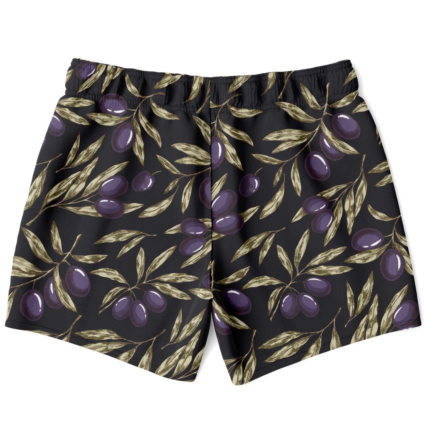 Olive Tree Charcoal Swim Shorts