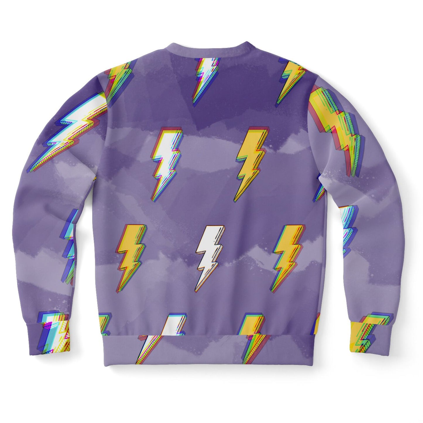Lightning Bolt Unisex Fleece Sweatshirt