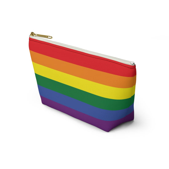 Personalized Rainbow Accessory Pouch w T-bottom