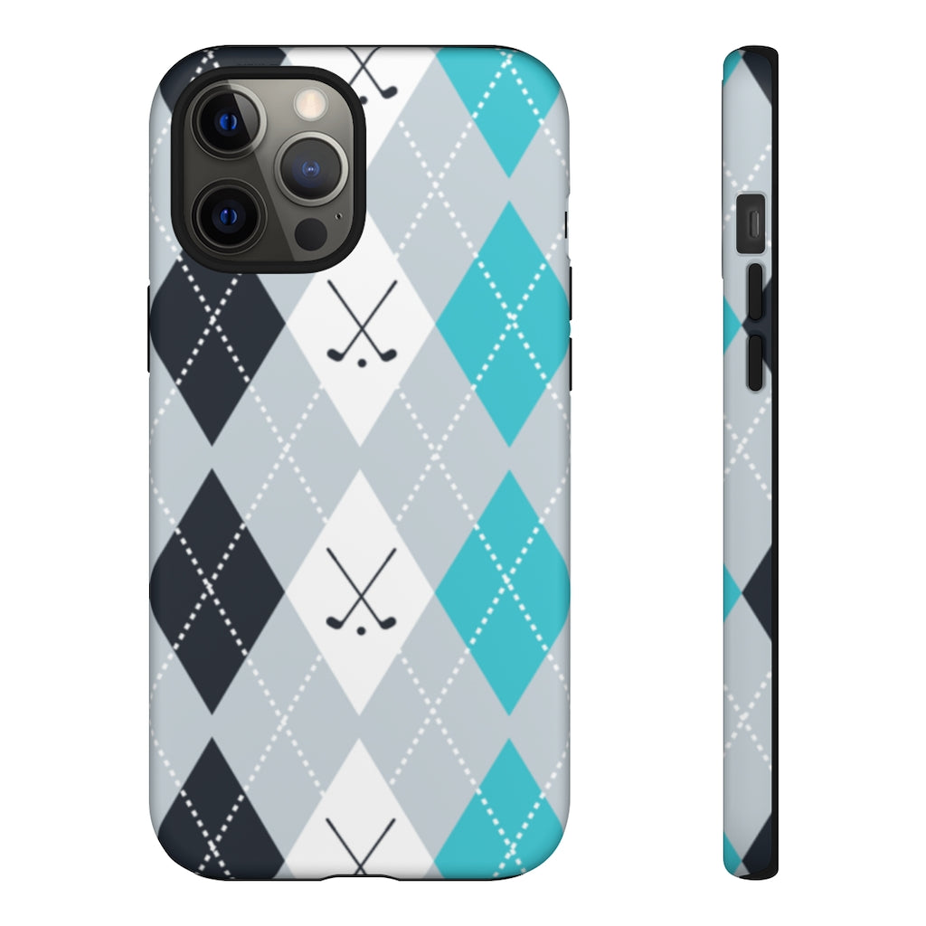 Vintage Golf Pattern Tough Phone Case