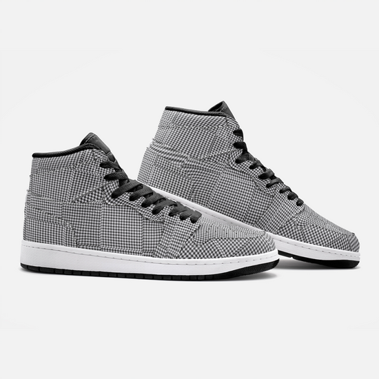 Houndstooth Plaid Sneakers