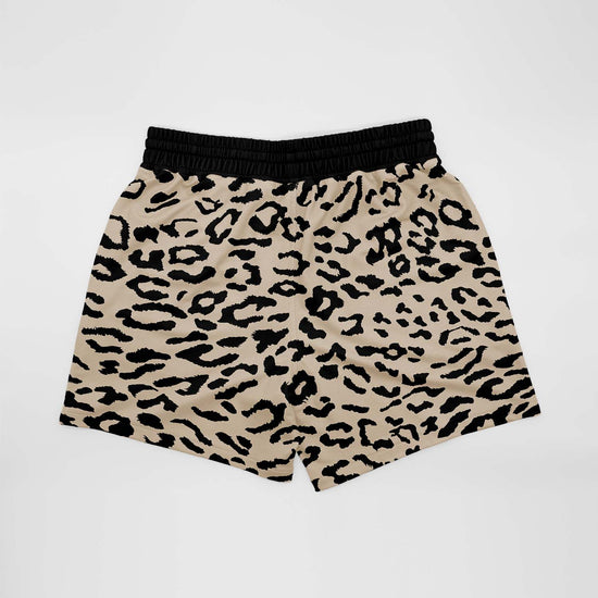 Load image into Gallery viewer, Leopard Sand Mid Length Shorts
