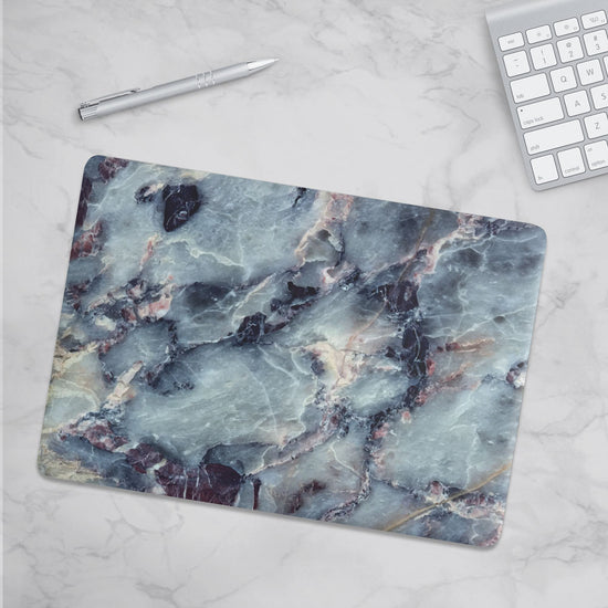 Macbook Hard Shell Case - Blue Grey Marble