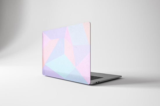 Personalized Macbook Hard Shell Case - Colorful Geometric Concrete