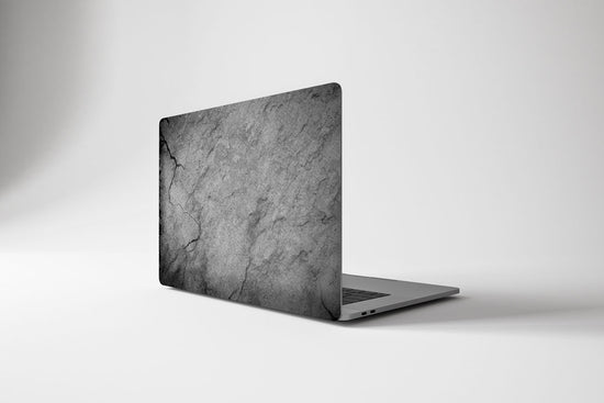 Macbook Hard Shell Case - Black Cracked Concrete