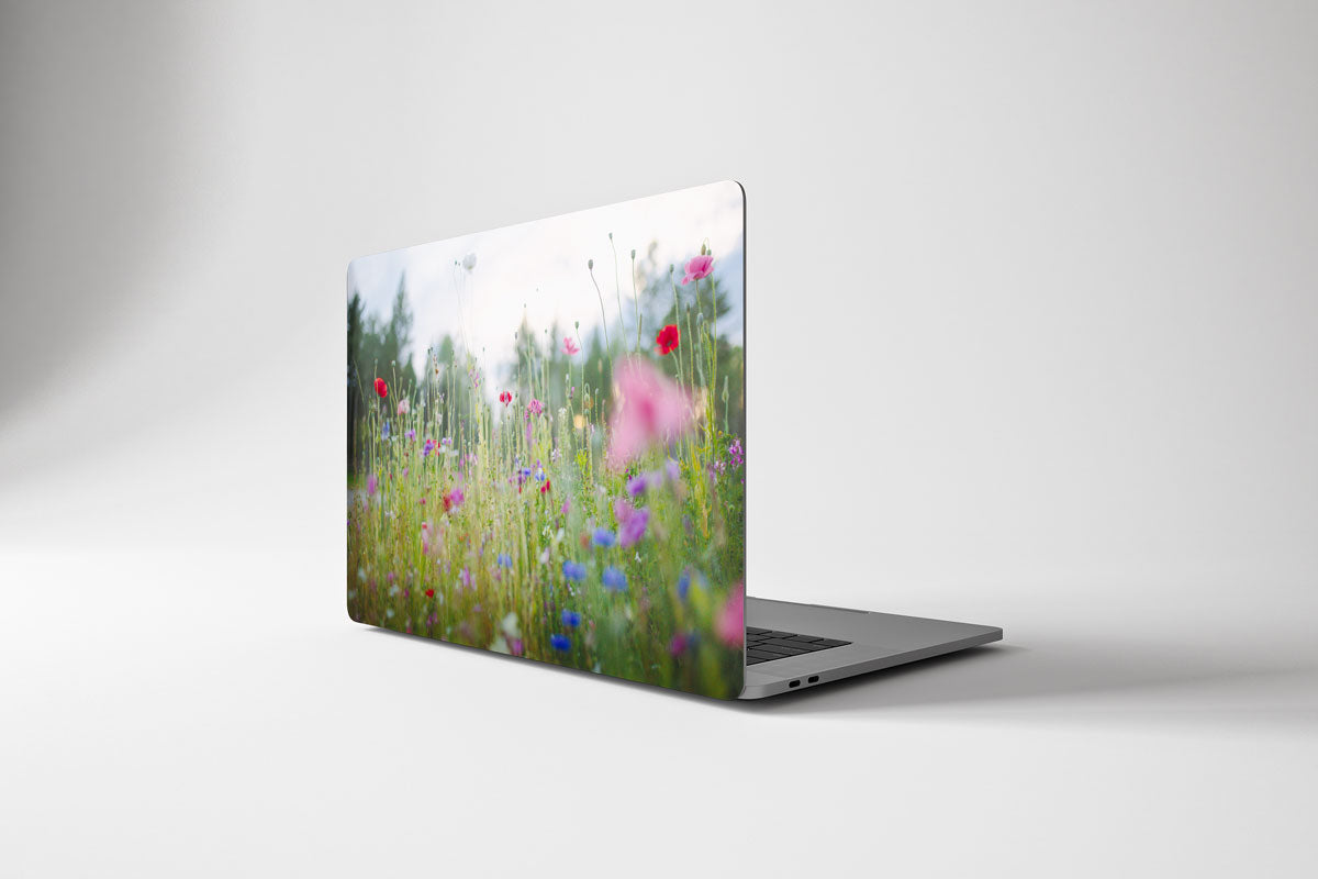 Personalized Flower Field Macbook Hard Shell Case