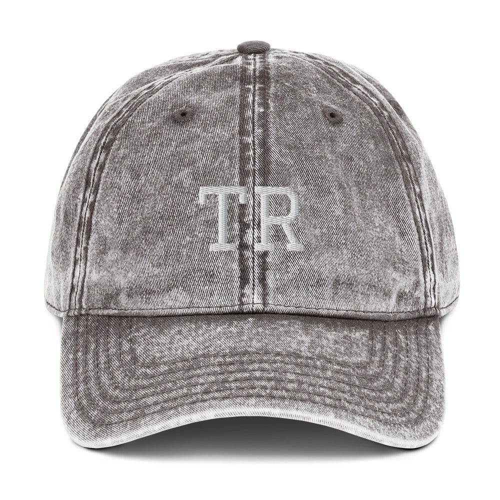 Personalized Vintage Cotton Twill Cap in 4 Colors