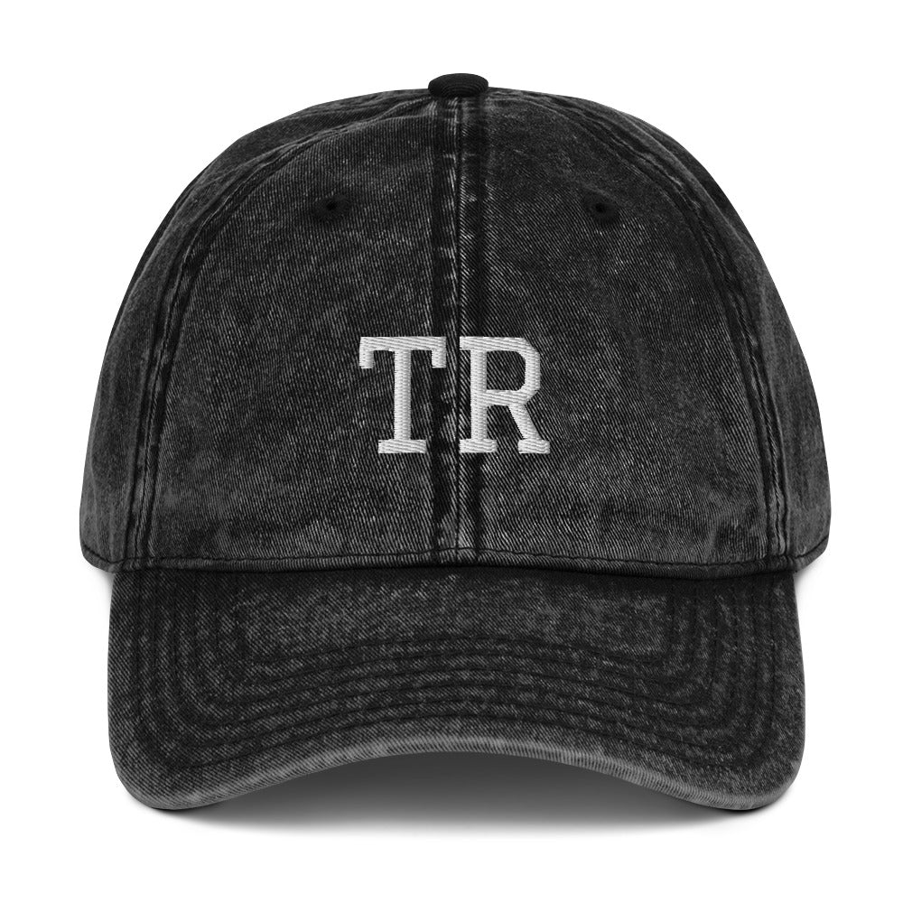 Personalized Vintage Cotton Twill Cap in 4 Colors