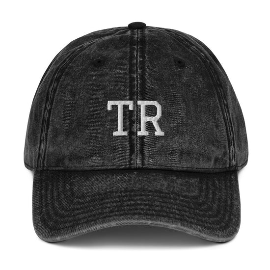 Personalized Vintage Cotton Twill Cap in 4 Colors