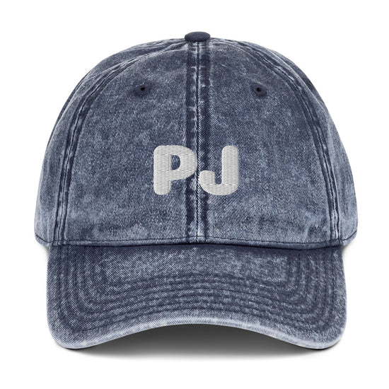 Personalized Vintage Cotton Twill Cap in 4 Colors