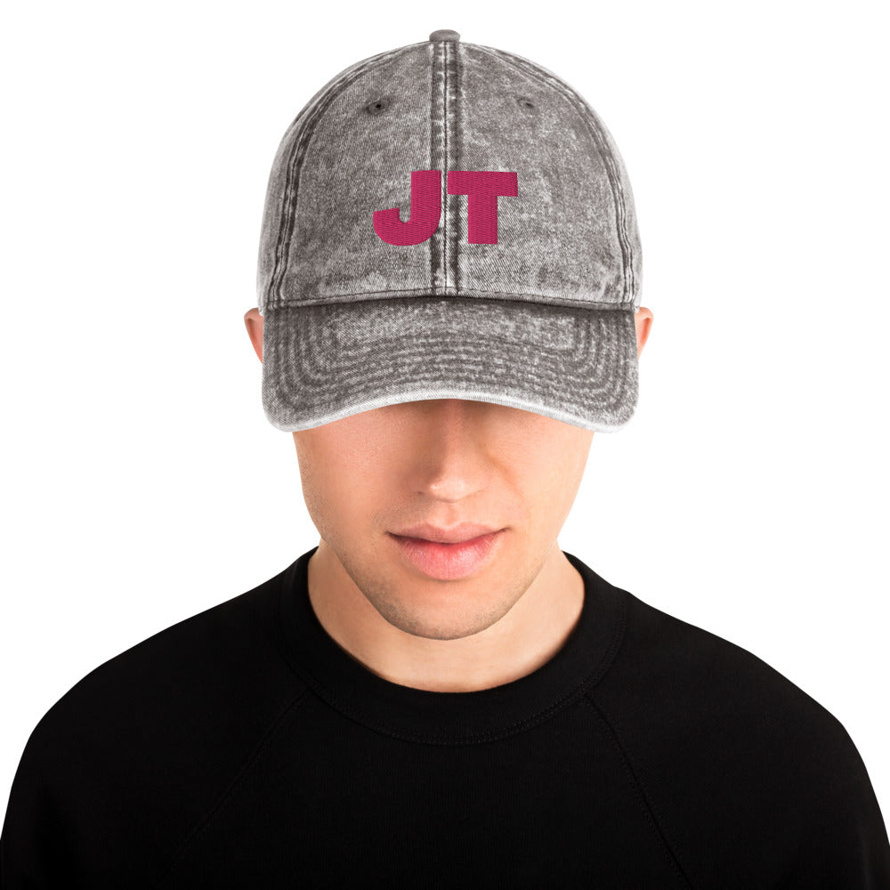 Personalized Vintage Cotton Twill Cap in 4 Colors