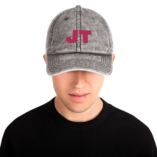 Personalized Vintage Cotton Twill Cap in 4 Colors