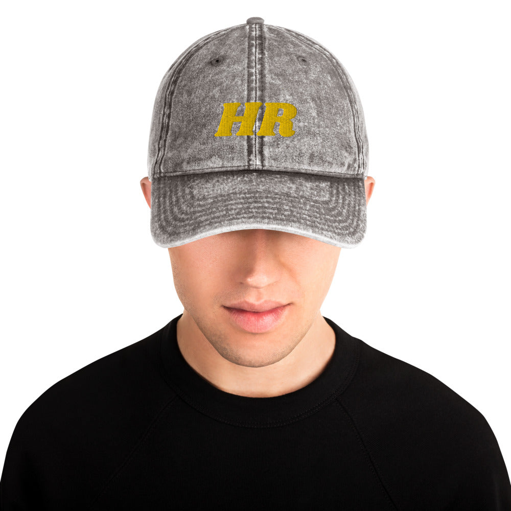 Personalized Vintage Cotton Twill Cap in 4 Colors