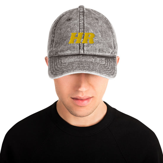 Personalized Vintage Cotton Twill Cap in 4 Colors