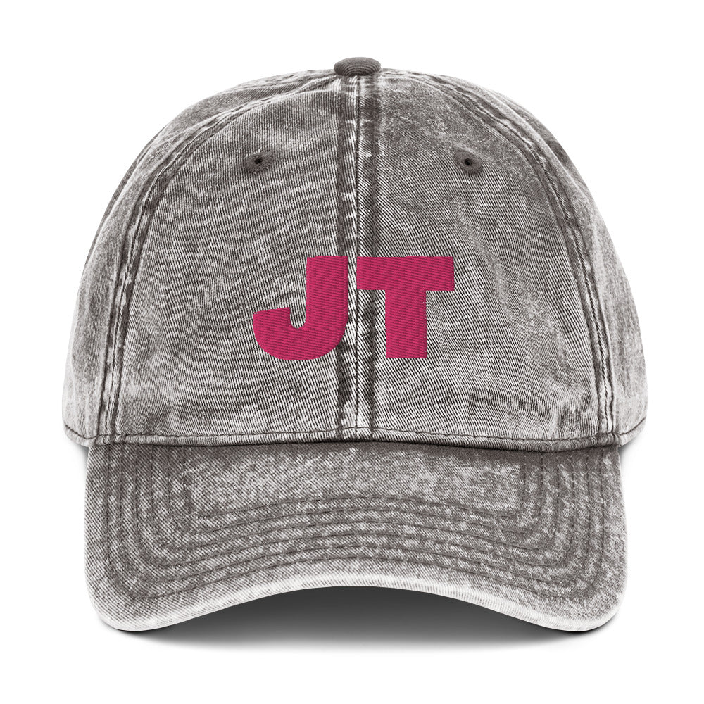 Personalized Vintage Cotton Twill Cap in 4 Colors