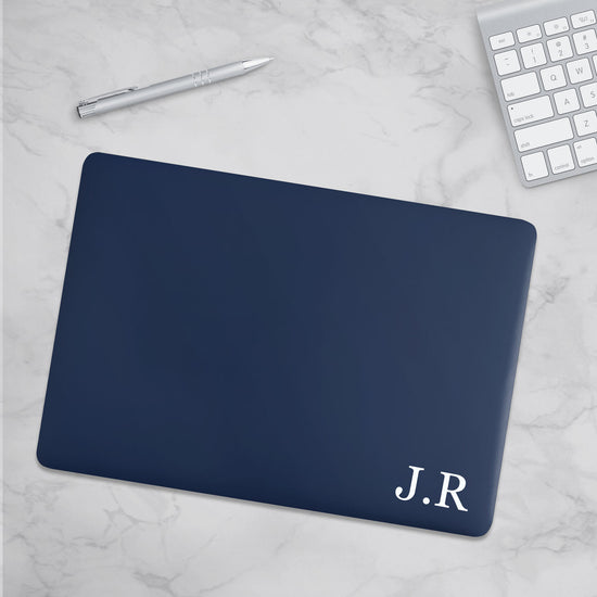 Personalized Macbook Hard Shell Case - Navy