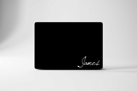 Personalized Macbook Hard Shell Case - Jet Black