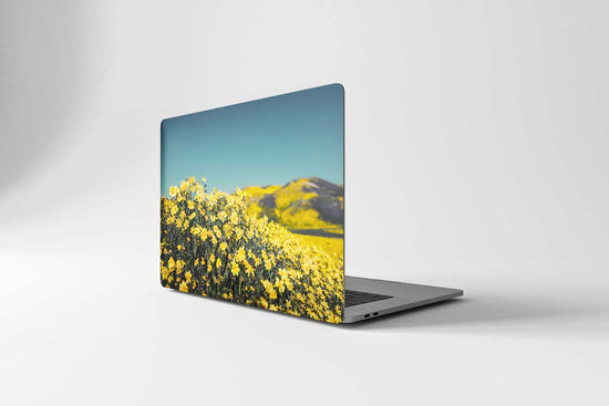 Load image into Gallery viewer, Macbook Hard Shell Case - Yellow Daisy Flowers
